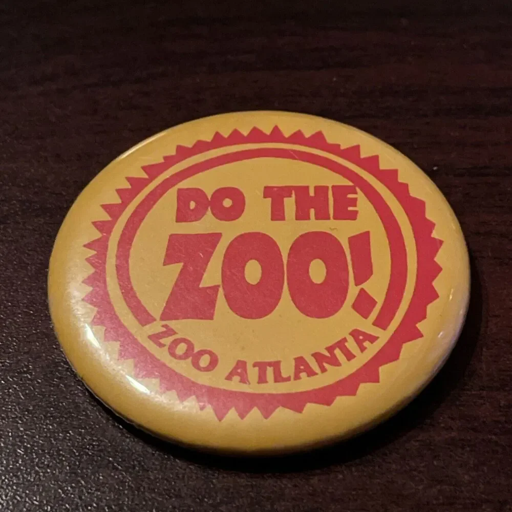 Vintage Atlanta Zoo “Do‎ The Zoo!” Button Pin
